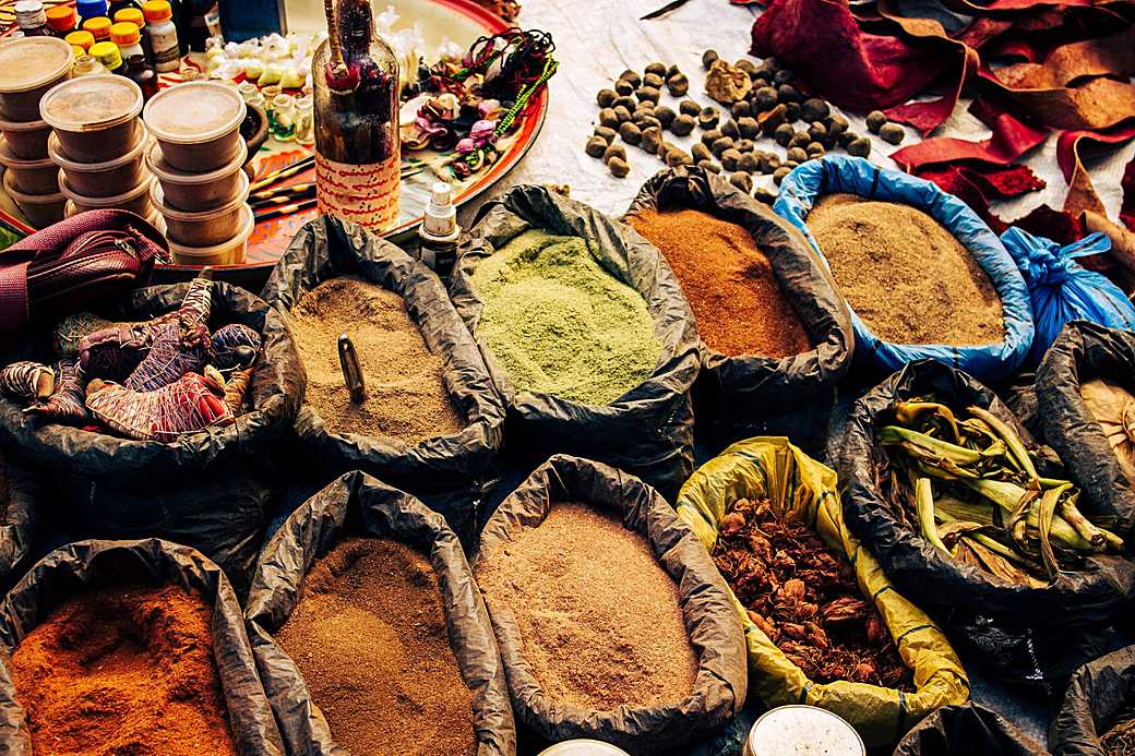 Colourful spices